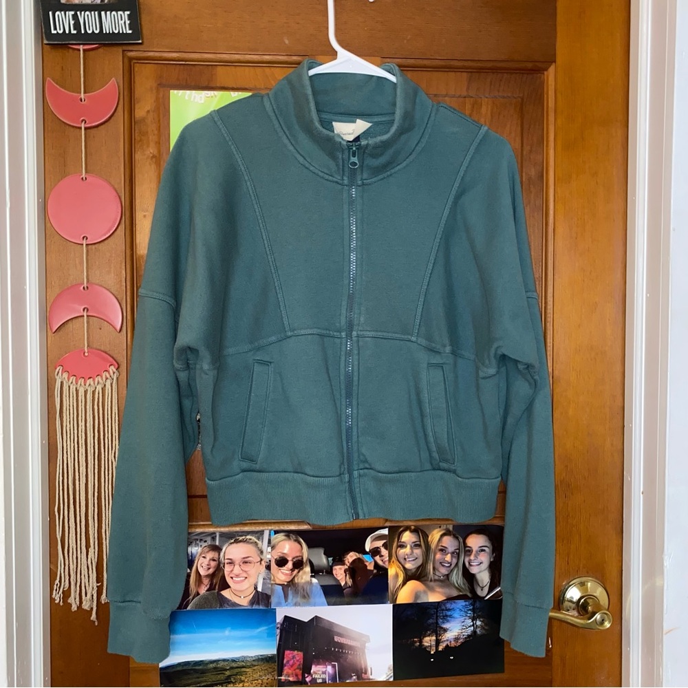 Universal Thread Teal Zip-Up Jacket